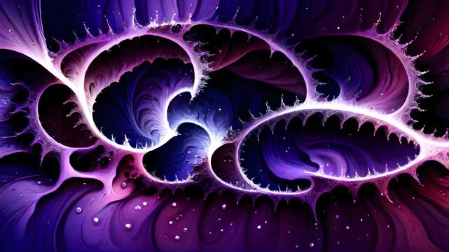 abstract background with purple fractals