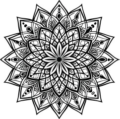 Mandala Designs, Mandala Coloring Pages with Floral Themes for KDP Interiors design