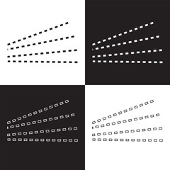 Spray icons collection. Set of aerosol steam icons in black. Perfume, paint, water, deodorant spray icon collection. Liquid or fluid spray cloud icons.  isolated on white and black background. Vector 