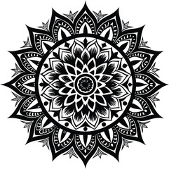 Mandala Designs, Mandala Coloring Pages with Floral Themes for KDP Interiors design