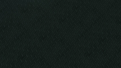 Metal deck dark green wall