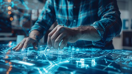 Innovative Metaverse Project Engineer Showcasing Cutting-Edge Technology