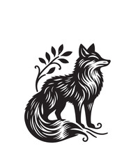 fox vector art,graphics foxs icons set,vintage illustration fox clipart,vector foxs flat style artwork design