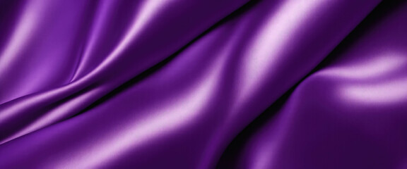 Fototapeta premium Luxury Purple satin smooth fabric background