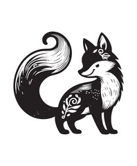 fox vector art,graphics foxs icons set,vintage illustration fox clipart,vector foxs flat style artwork design