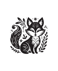 fox vector art,graphics foxs icons set,vintage illustration fox clipart,vector foxs flat style artwork design