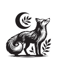 fox vector art,graphics foxs icons set,vintage illustration fox clipart,vector foxs flat style artwork design