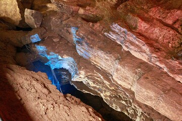 blue cave in the cave