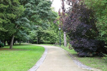 Le parc Japiot, parc public, ville de Verdun, département de la Meuse, France