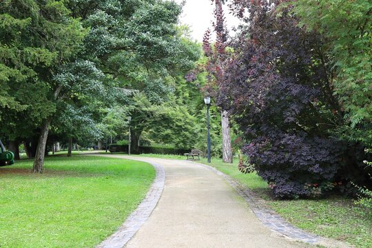 Le parc Japiot, parc public, ville de Verdun, d&eacute;partement de la Meuse, France