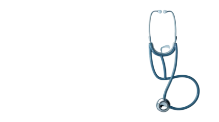 A Bright Day in an Examination Room With a Stethoscope Ready for Patient Listening