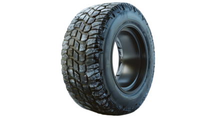A Rugged Off-Road Tire Ready for Adventure on a Sunny Day