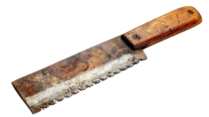 Craftsman’s Traditional Hand Saw Resting on Weathered Surface After a Day of Detailed Woodworking in a Rustic Workshop Under Soft Afternoon Light