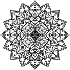 Floral Mandala Designs, Mandala Coloring Pages with Floral Themes for KDP Interiors