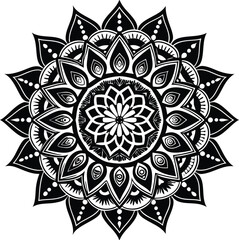 Floral Mandala Designs, Mandala Coloring Pages with Floral Themes for KDP Interiors