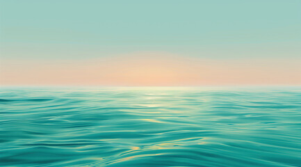 Obraz premium blue sky and calm sea