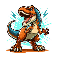 Tyranosaurus rex t-rex vector illustration tshirt design
