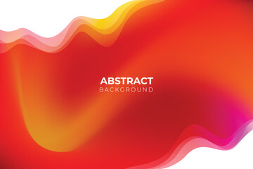 Modern fluid gradient background with curvy shapes Free Vector