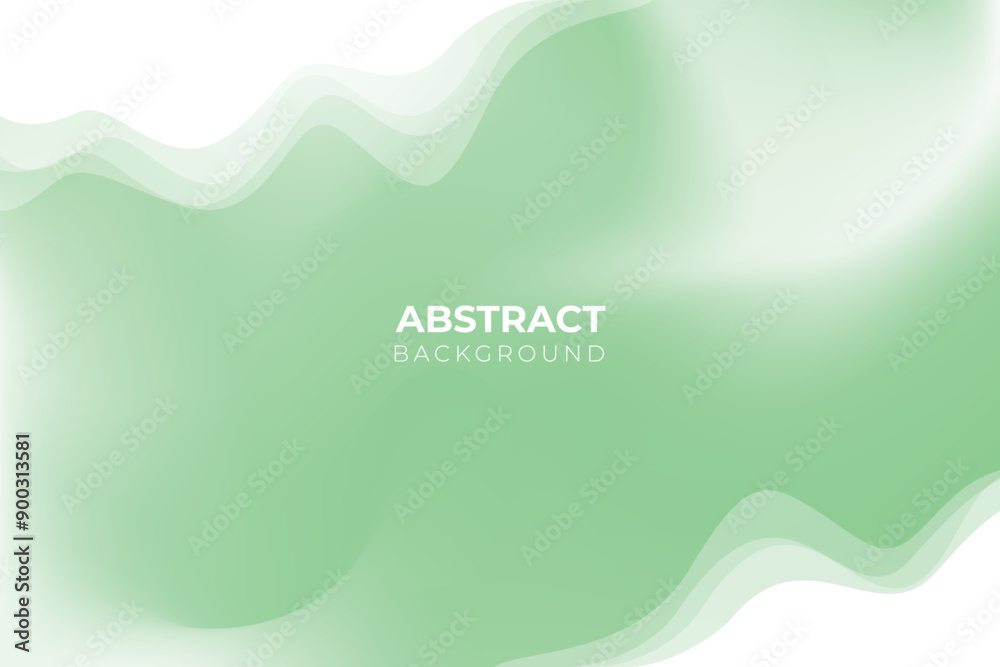 Wall mural Modern fluid gradient background with curvy shapes Free Vector