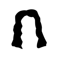 silhouettes of hair 