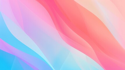 Obraz premium Soft Gradient Background With Fresh Colors for Creative Projects