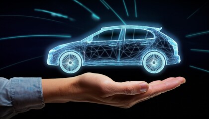 3D car holograms for product launches.