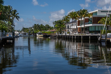 Obraz premium Fort Lauderdale, a residential city close to the beach