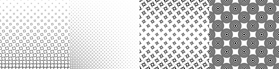 Black and white pattern collection