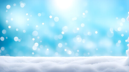 Fototapeta premium winter background with snowflakes