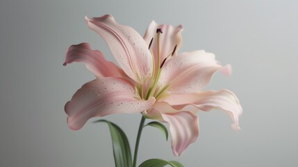 Pink Lily Blossom