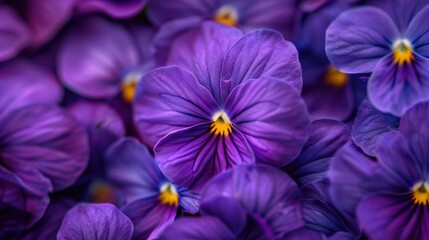 Violet: Delicate and sweet-smelling, violets symbolize both modesty and humility. They bring a soft elegance to gardens and are perfect for ground cover.
