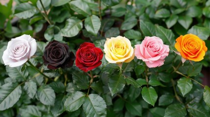 Rose: With their symbolism of love and beauty, roses display a variety of colors, each carrying its own significance red for love, white for purity, and more.
