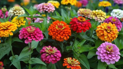 Zinnia: With their hardy nature and vivid colors, zinnias embody endurance, daily remembrance, and lasting affection, perfect for creating enduring and lively floral arrangements.
