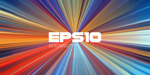 Abstract colorful starburst background. Vector illustration.