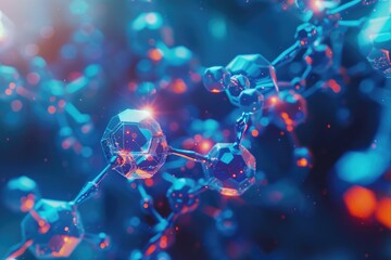 A close-up shot of various small objects