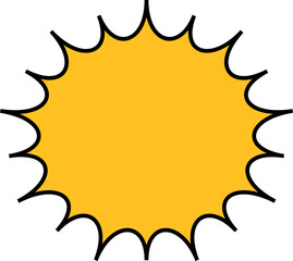 Flat Explosion Shape