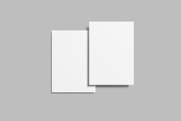 A4 Flayer Blank Mockup