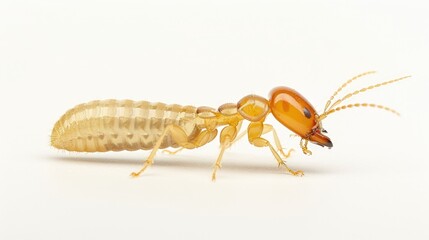 Fototapeta premium close up a termite isolated on white background