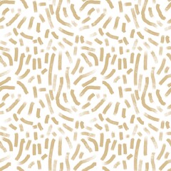 Seamless abstract geometric pattern. Simple background in beige and white colors. Digital textured background. Design for textile fabrics, wrapping paper, background, wallpaper, cover.