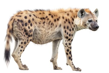 Naklejka premium Hyena isolated on white background