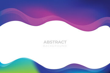 Modern fluid gradient background with curvy shapes Free Vector