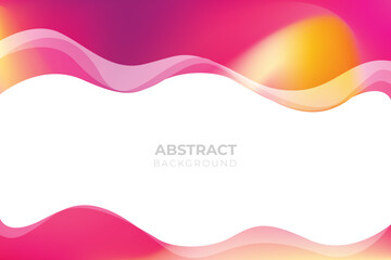 Modern fluid gradient background with curvy shapes Free Vector