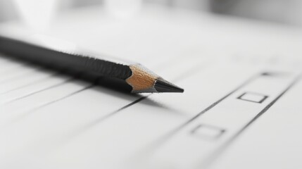 The Pencil on a Form