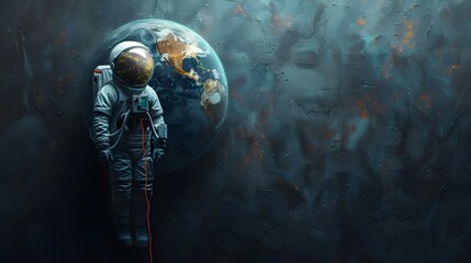 person in the space