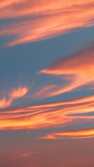 Obraz premium Beautiful sunset sky. Nature sky backgrounds.