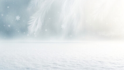 blur winter space of snow