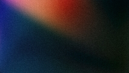 A captivating gradient texture blending dark shades of blue and black with hints of orange, green, and red, creating a dynamic, moody atmosphere perfect for backgrounds, digital art, design projects