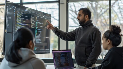 The coding team presentation