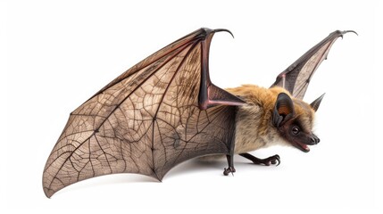 Obraz premium a bat isolated on white background
