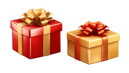 Obraz premium Gift box transparent background 